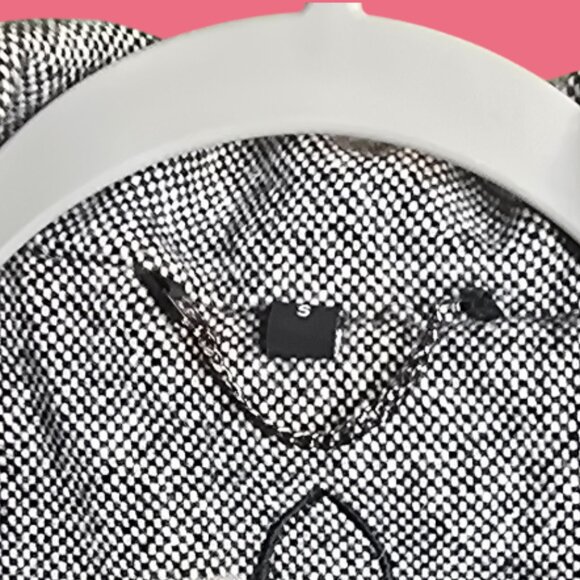 Vintage GUESS Tweed Trench Coat - Small, Double-Breasted & Belted - Like New - Picture 4 of 11